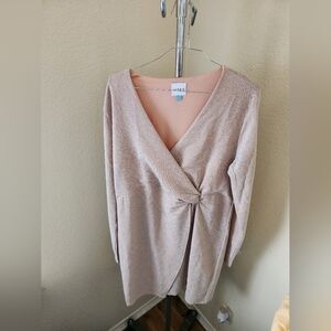 Serra Glittering Long Sleeve Pullover Dress